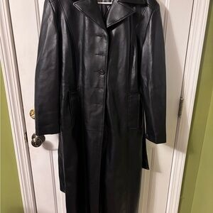 Ashley By 26 International Black Trench Coat